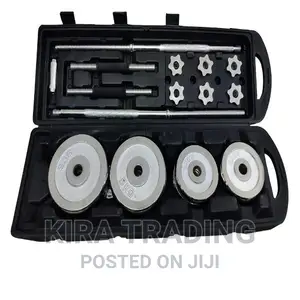 ካስት አይረን ዳምፔልና ባርቤል 55kg