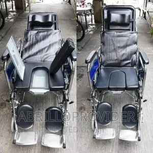 Full Option Reclining Wheelchair With Commode COD