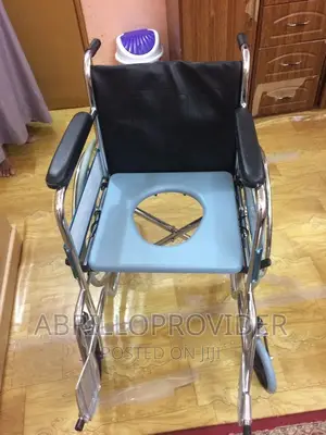 Commode Wheelchair Foldable and Flexible (Packed)