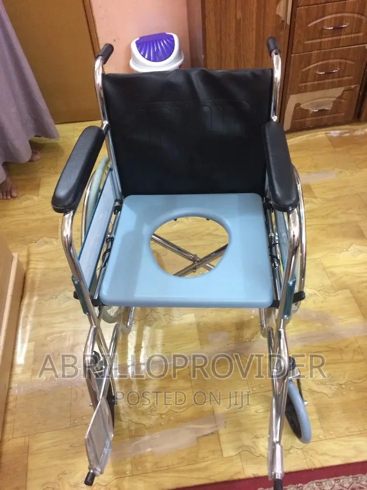 Commode Wheelchair Foldable and Flexible (Packed)