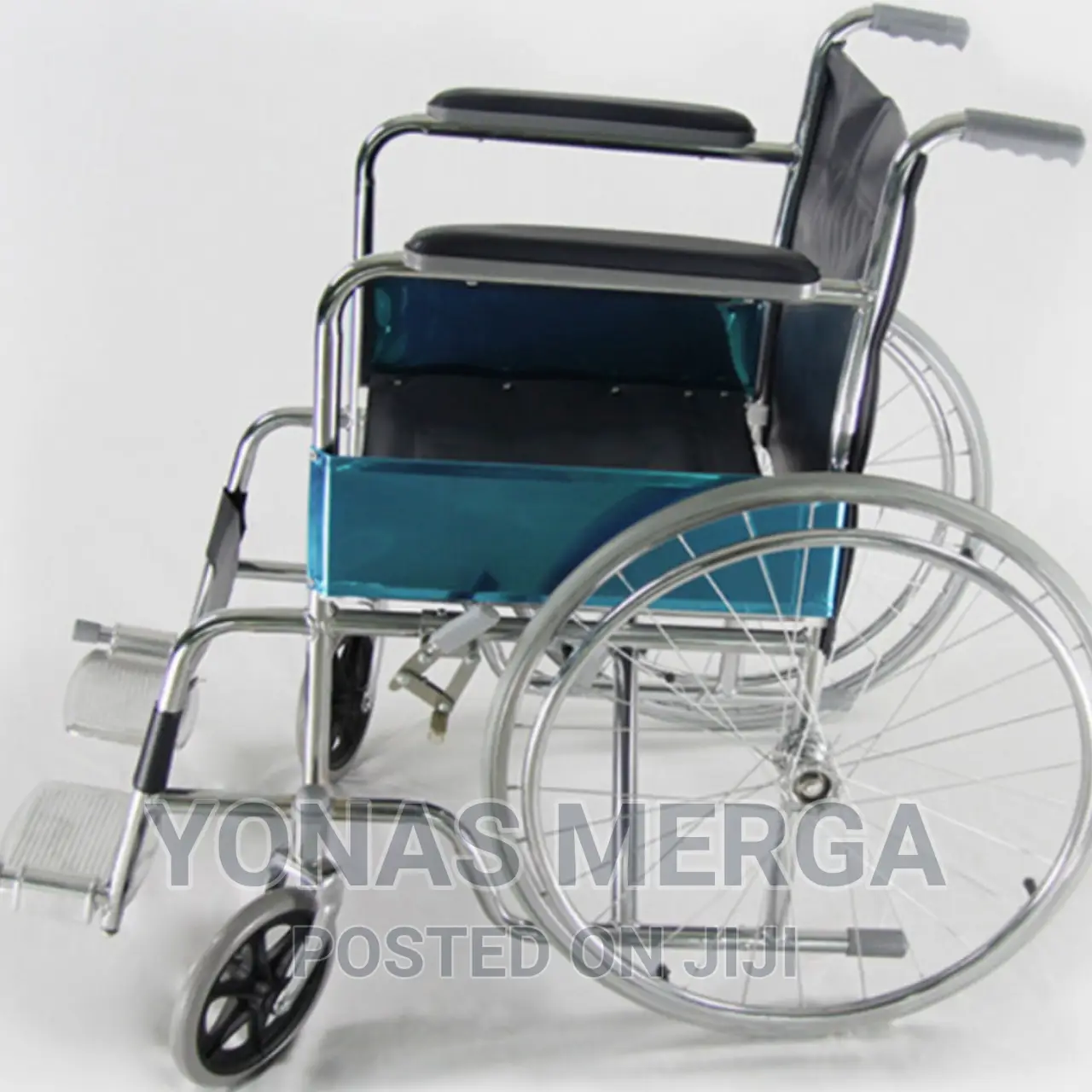 Aluminum Non Polished Wheelchair,Style:Modern