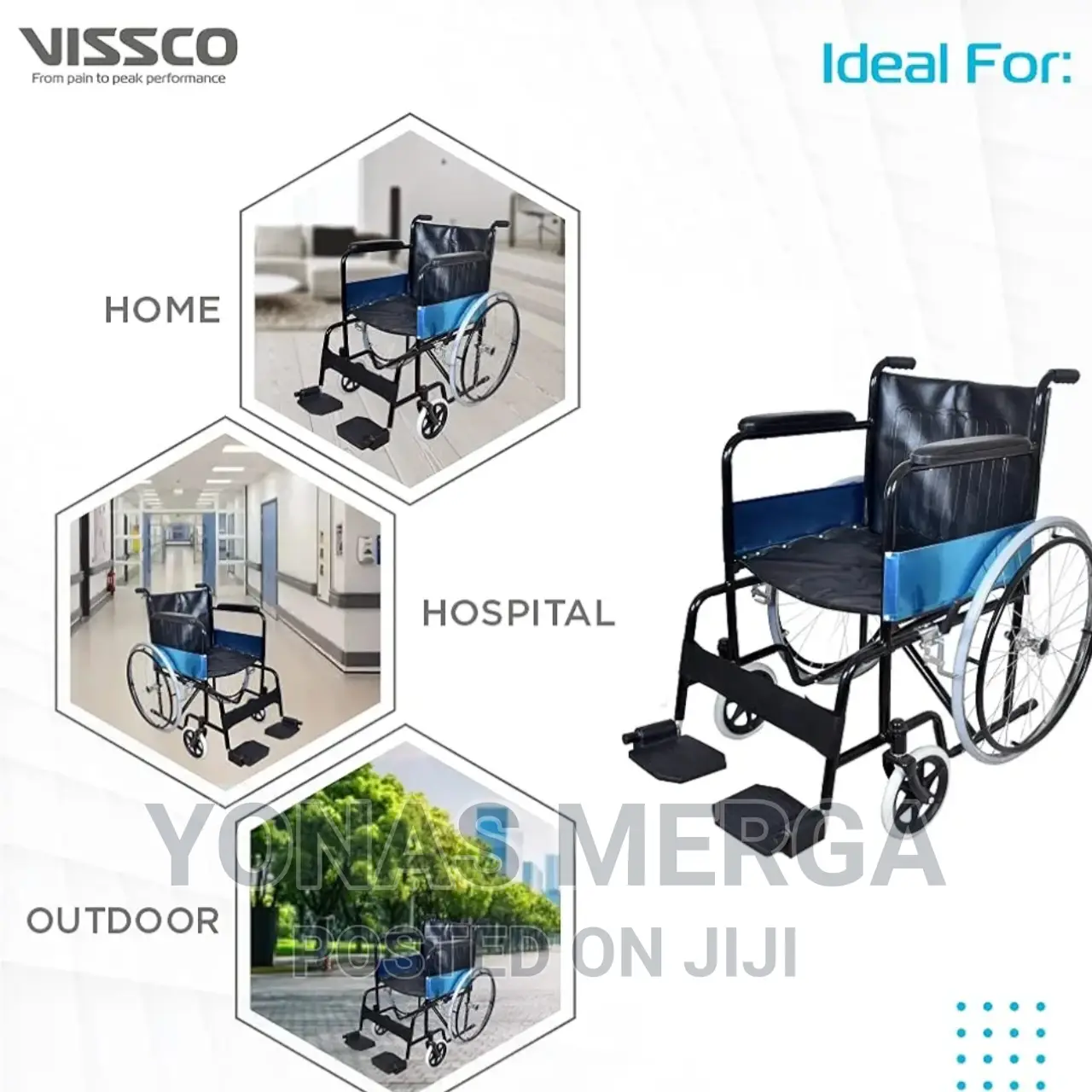 Wheelchair Features:Sturdy Structures. High Loadbearing.