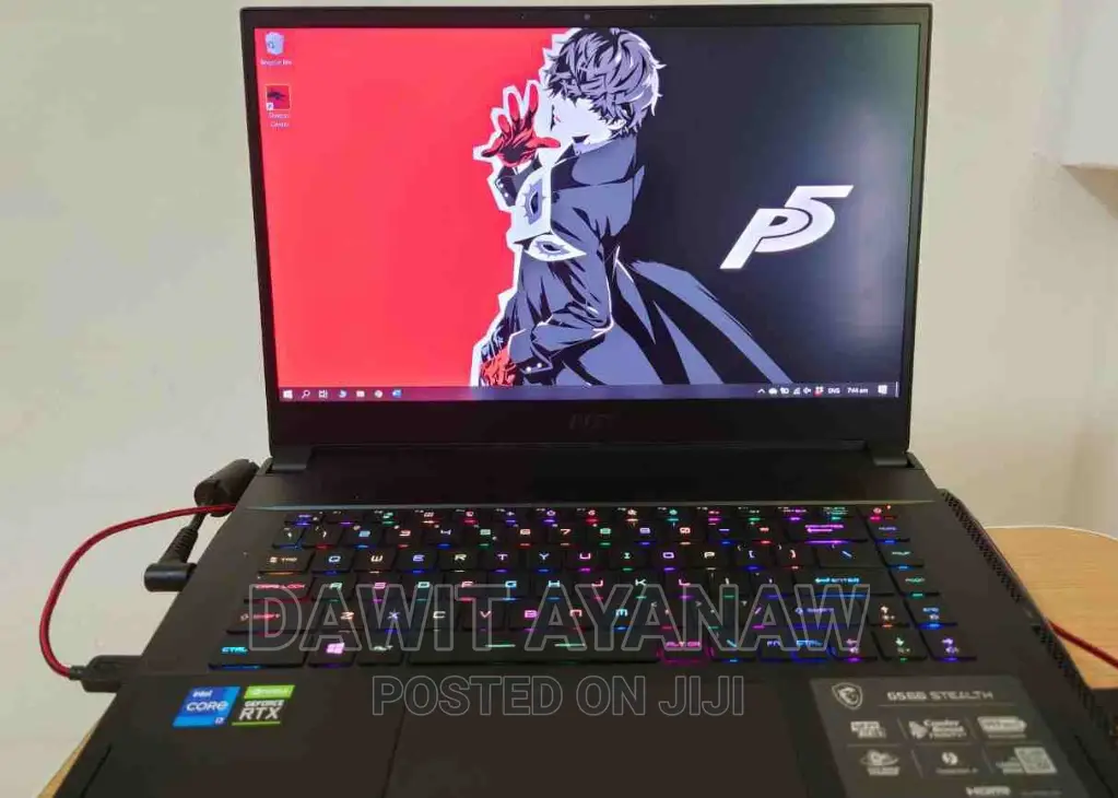 New Laptop MSI GS66 Stealth 10SGS 16GB Intel Core I7 SSD 1T