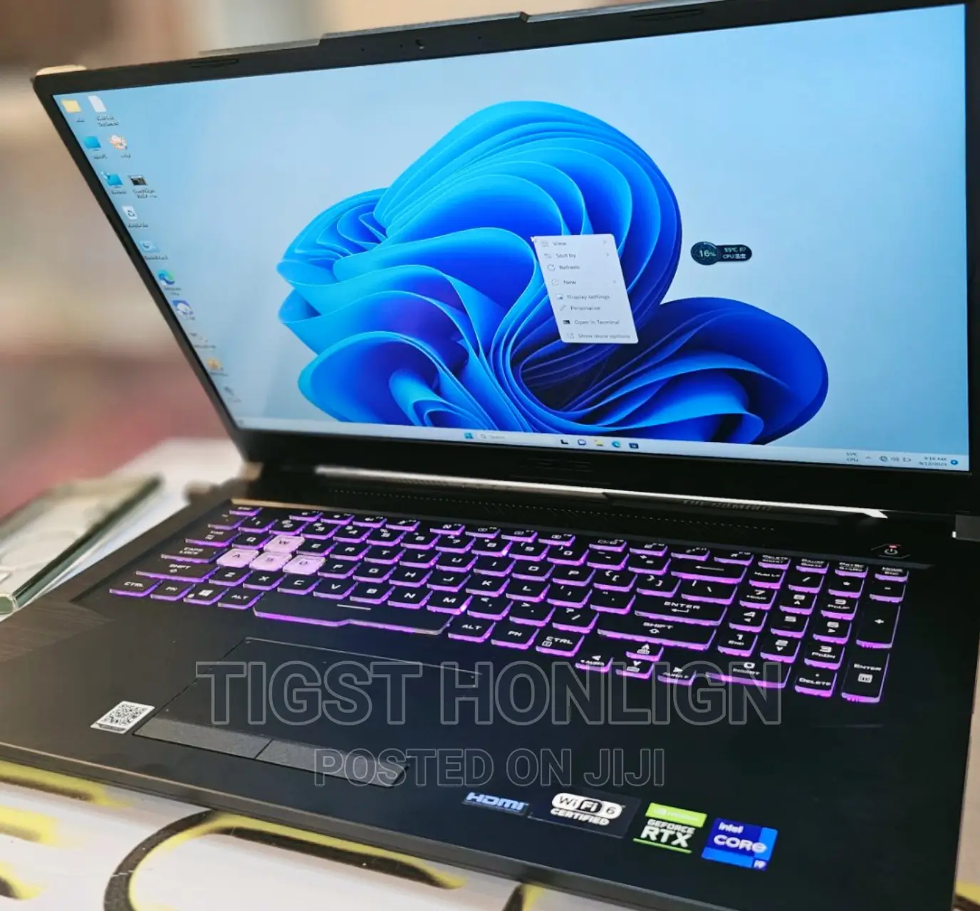 New Laptop Asus TUF Gaming FX504 32GB Intel Core I9 SSD 1T