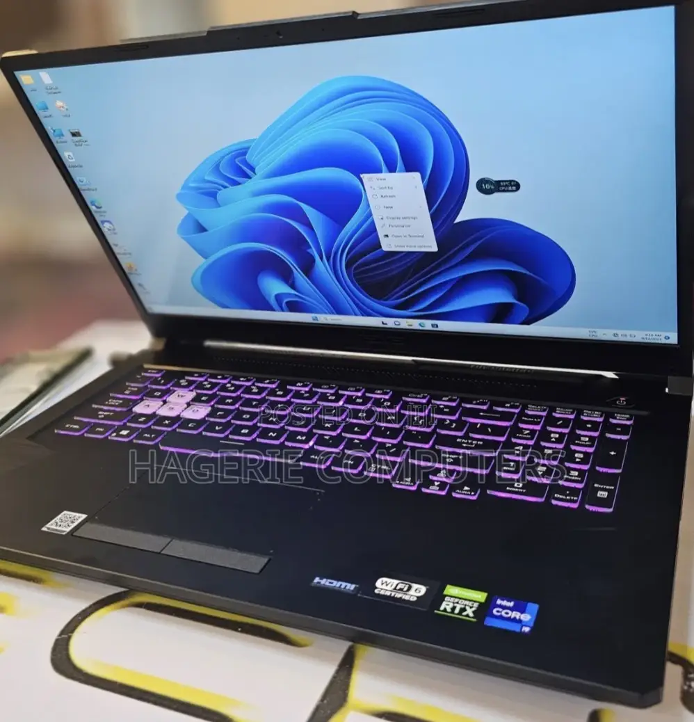 New Laptop Asus TUF Dash F15 32GB Intel Core I9 SSD 1T