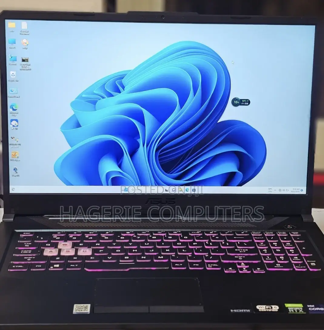 New Laptop Asus TUF Dash F15 32GB Intel Core I9 SSD 1T