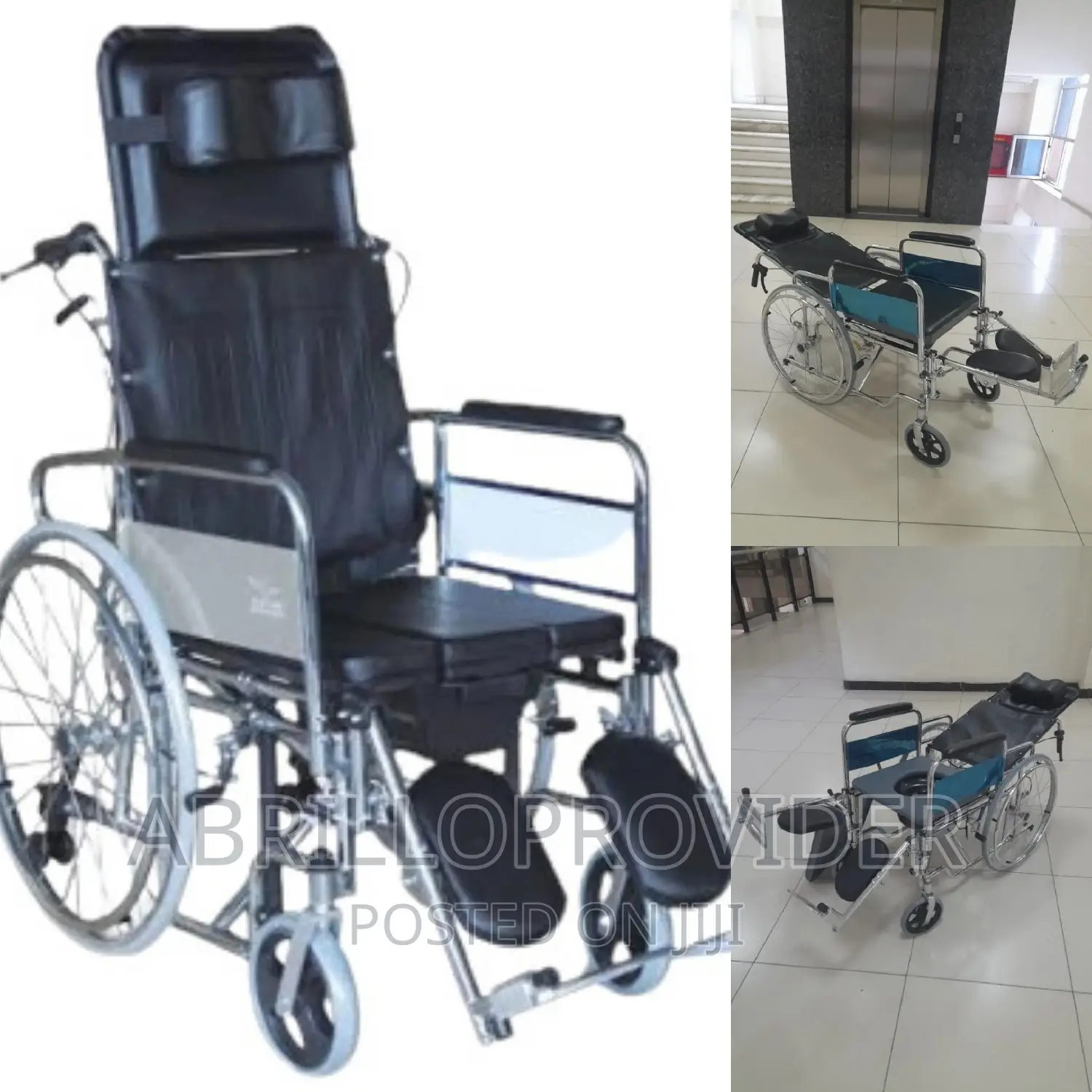 High Backcommode Wheelchair