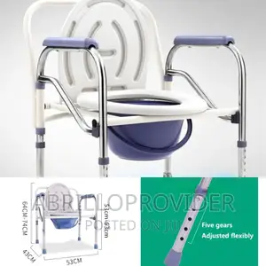 Foldable Heavy Duty Commode Chair Toilet