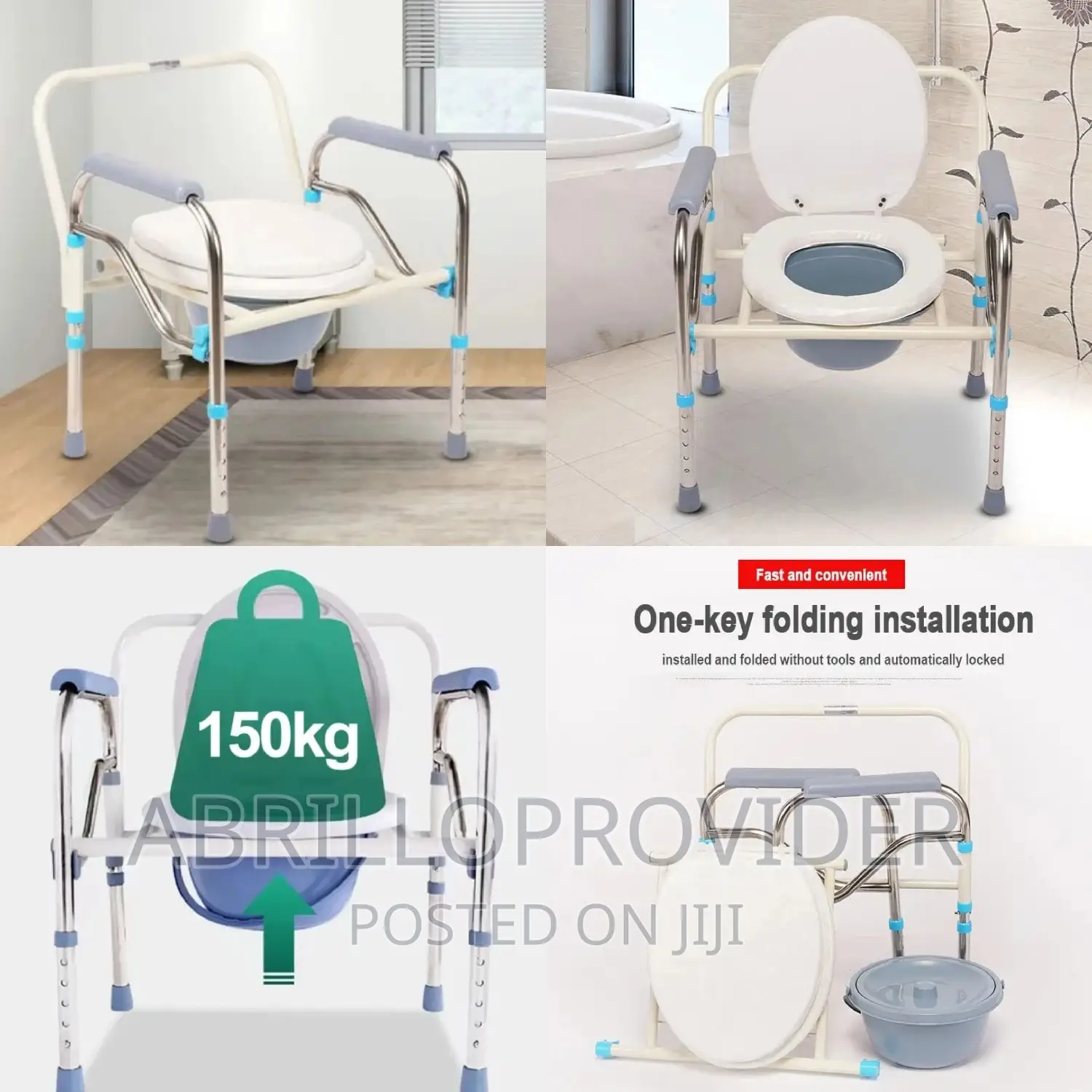 3-in-1 Commode: Versatile 3-in-1 Commode Chair