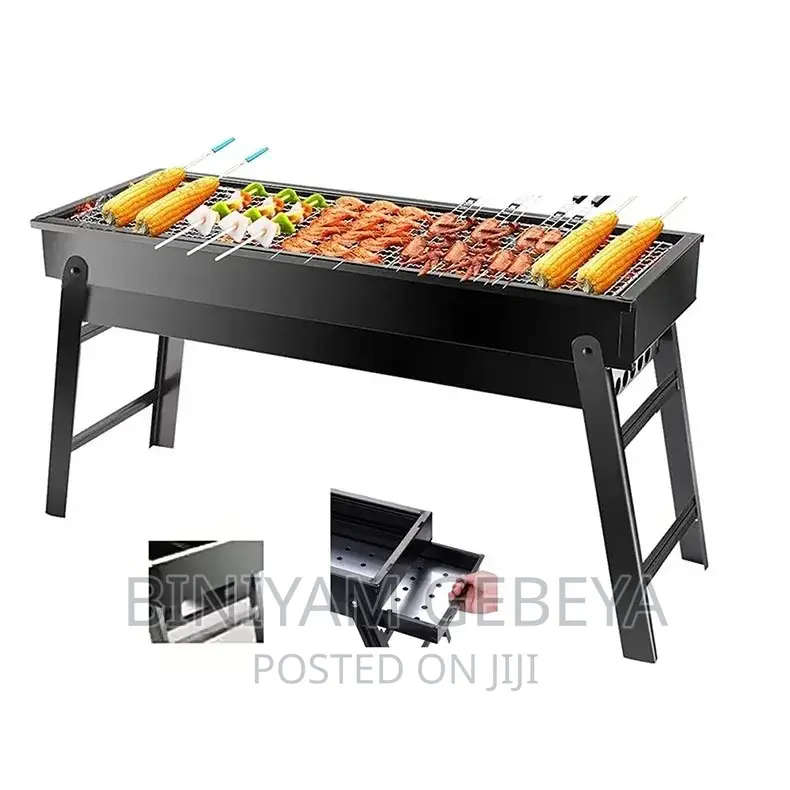 Foldable Barbecue Grill With Stand