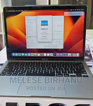 Photo - New Laptop Apple MacBook Air 2020 M1 8GB Intel Core I7 SSD 256GB
