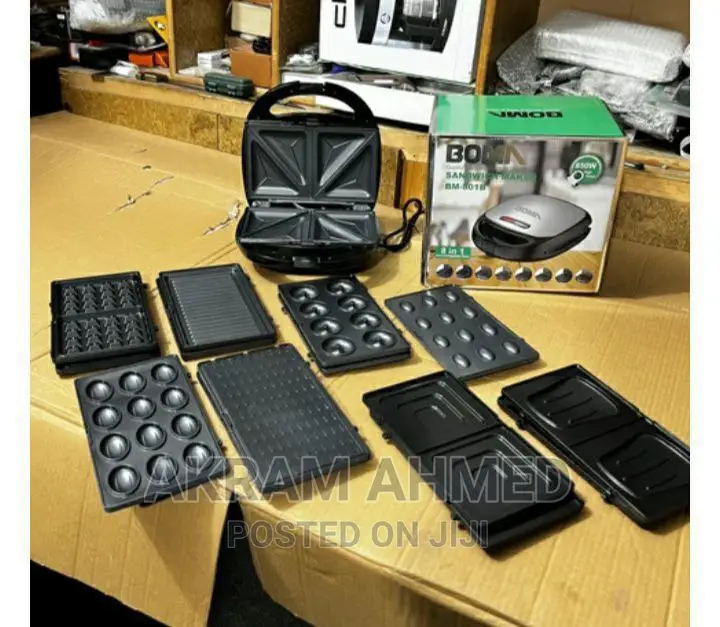 Boma 8-in-1 Multi Sandwich Maker