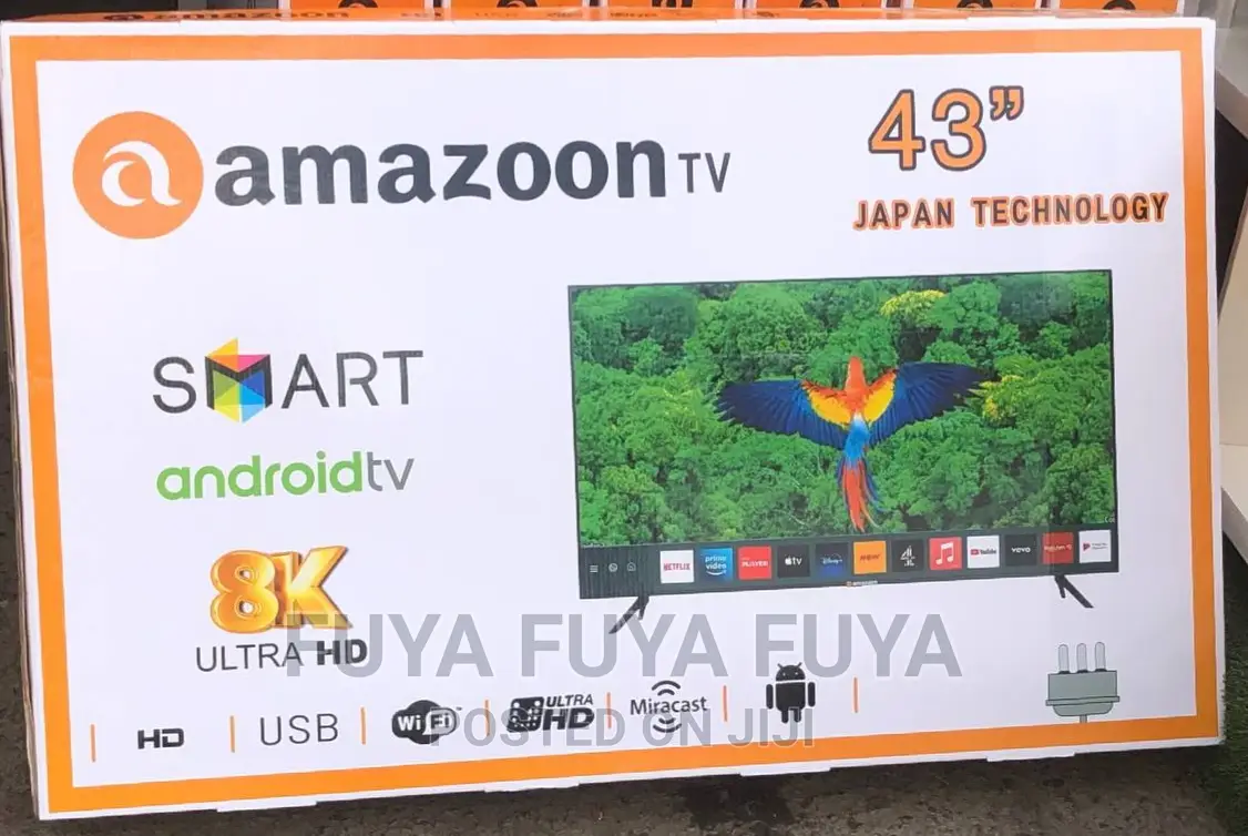 Amazoon 43 Inchi Double Glass Smart 2023 Tv