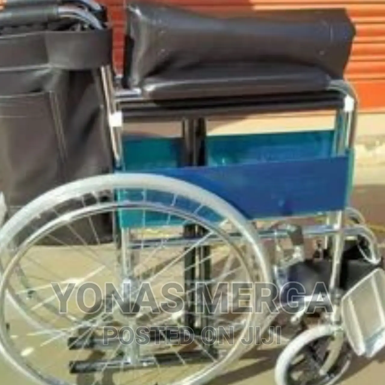 Wheelchair Parked in Front of the Hospital Pro Photo