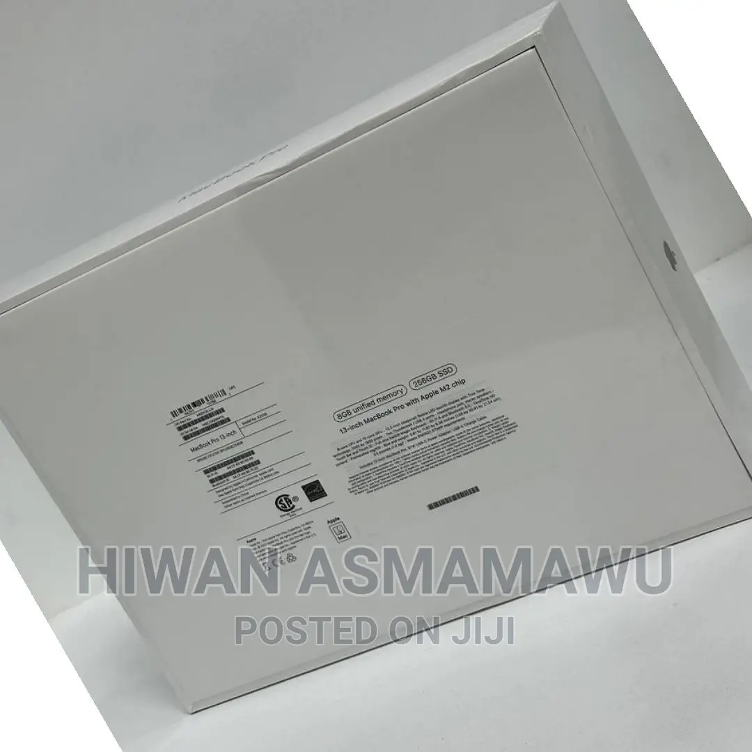 New Laptop Apple MacBook Pro 8GB Apple M2 SSD 256GB