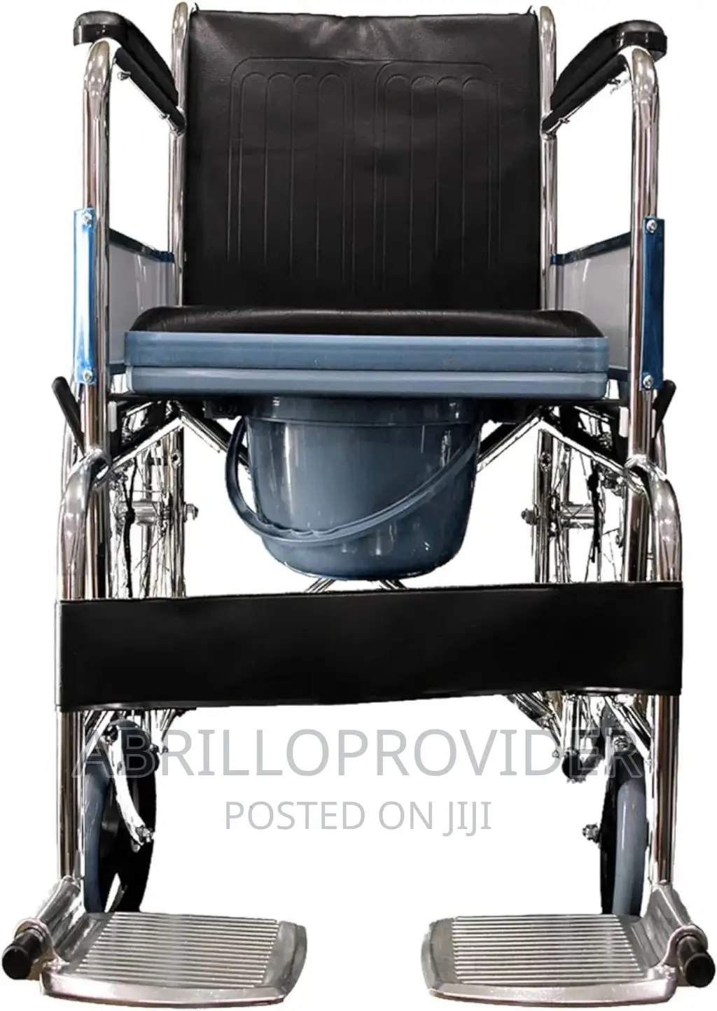Foldablecommode Wheelchair (Fixed, PVC, Capacity 150 Kgs)