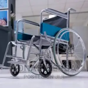 Photo - Wheelchair Silver Hospital Use Fix Wheel Chair
