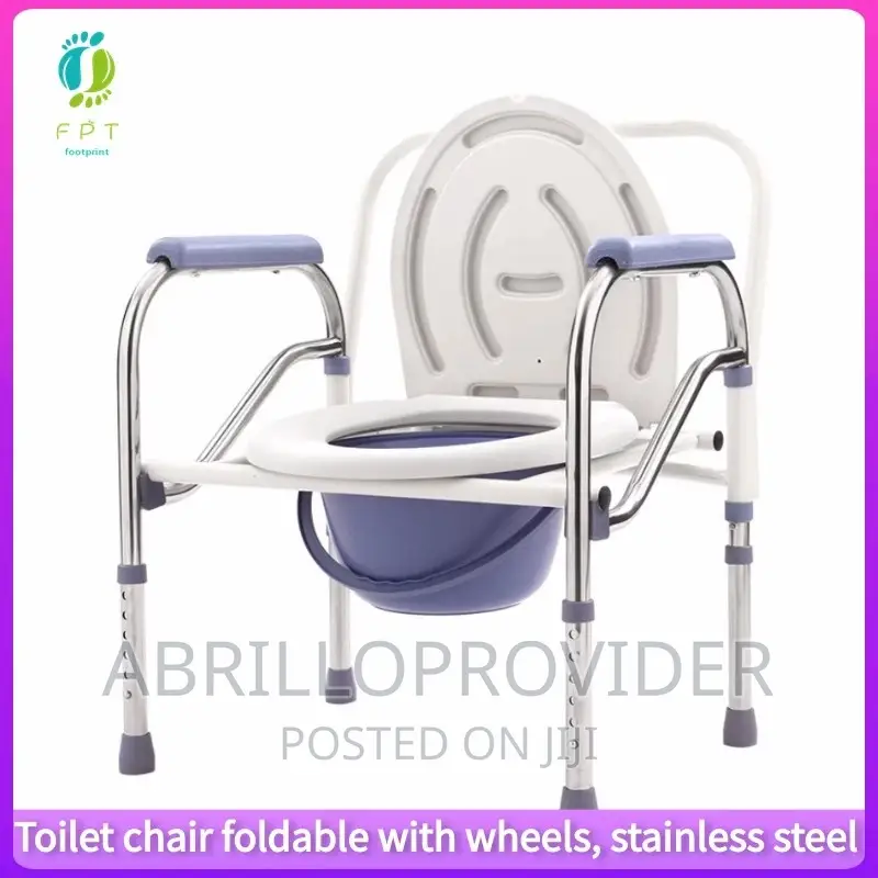Foldable Commode Chair - Height Adjustable Cod