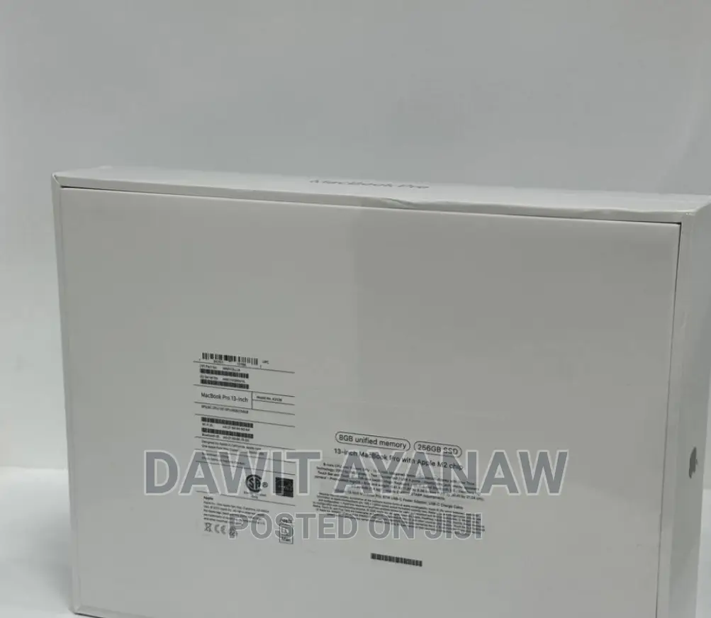 New Laptop Apple MacBook Pro 2023 M2 8GB Apple M2 SSD 256GB