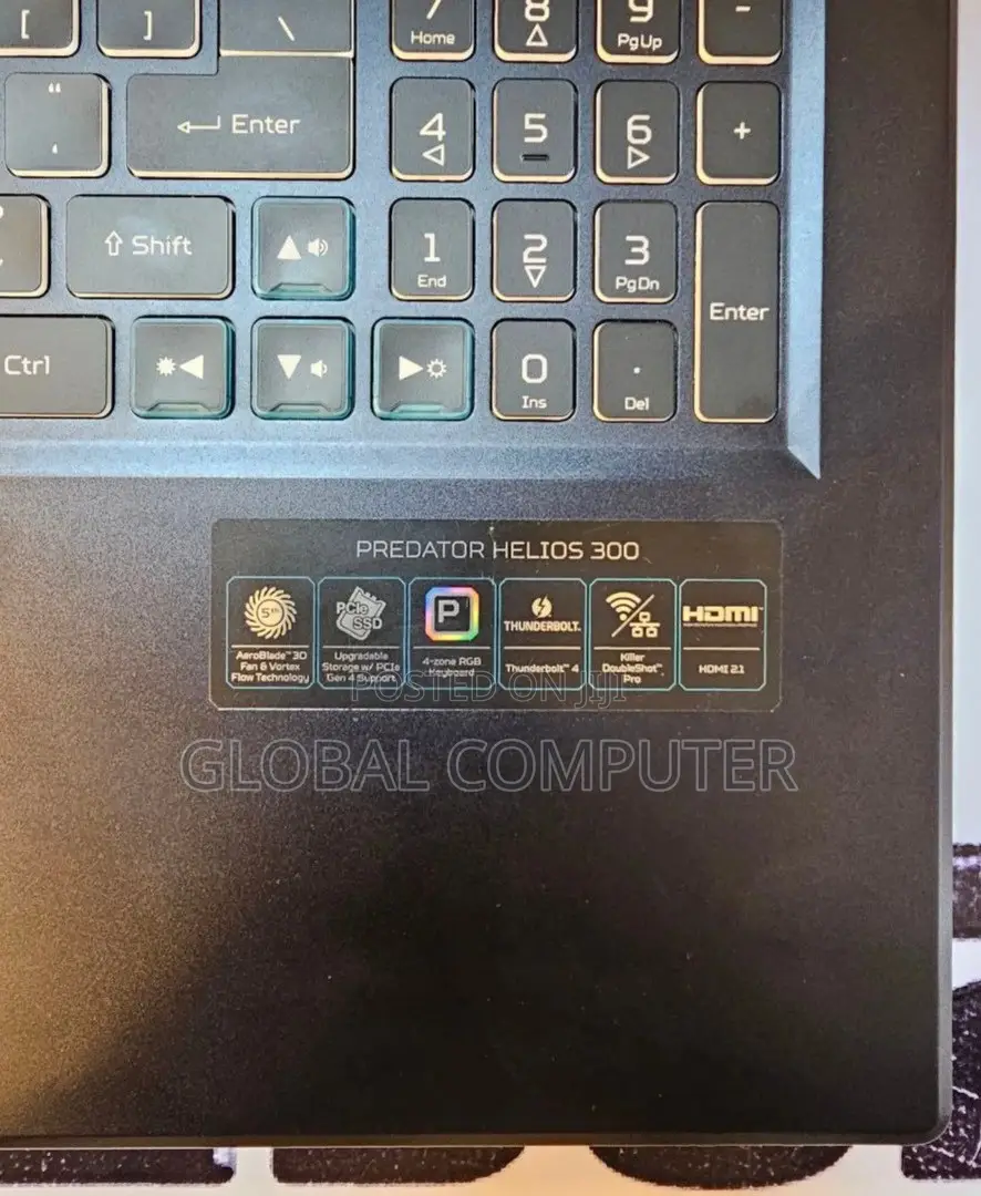 New Laptop Acer Predator Helios 16 16GB Intel Core I9 SSD 512GB