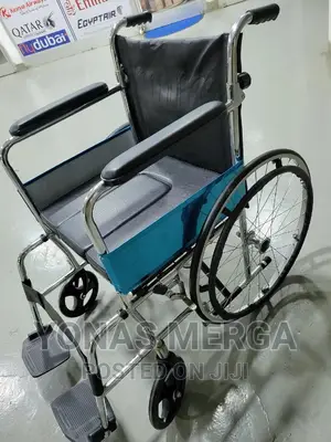 Wheelchair; Commode Seat With Pot,Cushioned Top Cover