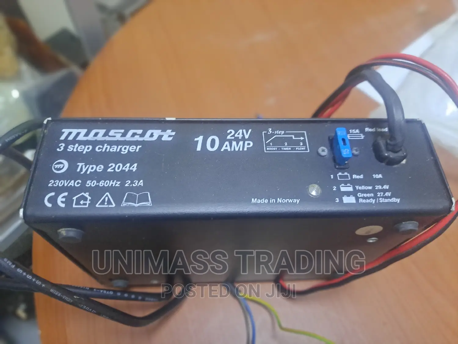 Mascot 3 Step 24V 10amp Battery Charger
