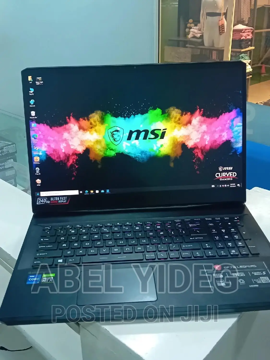 New Laptop MSI 16GB Intel Core I7 SSD 1T