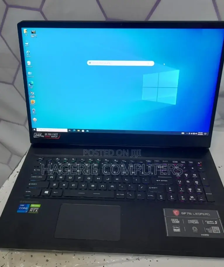 New Laptop MSI GP75 Leopard 16GB Intel Core I7 SSD 1T