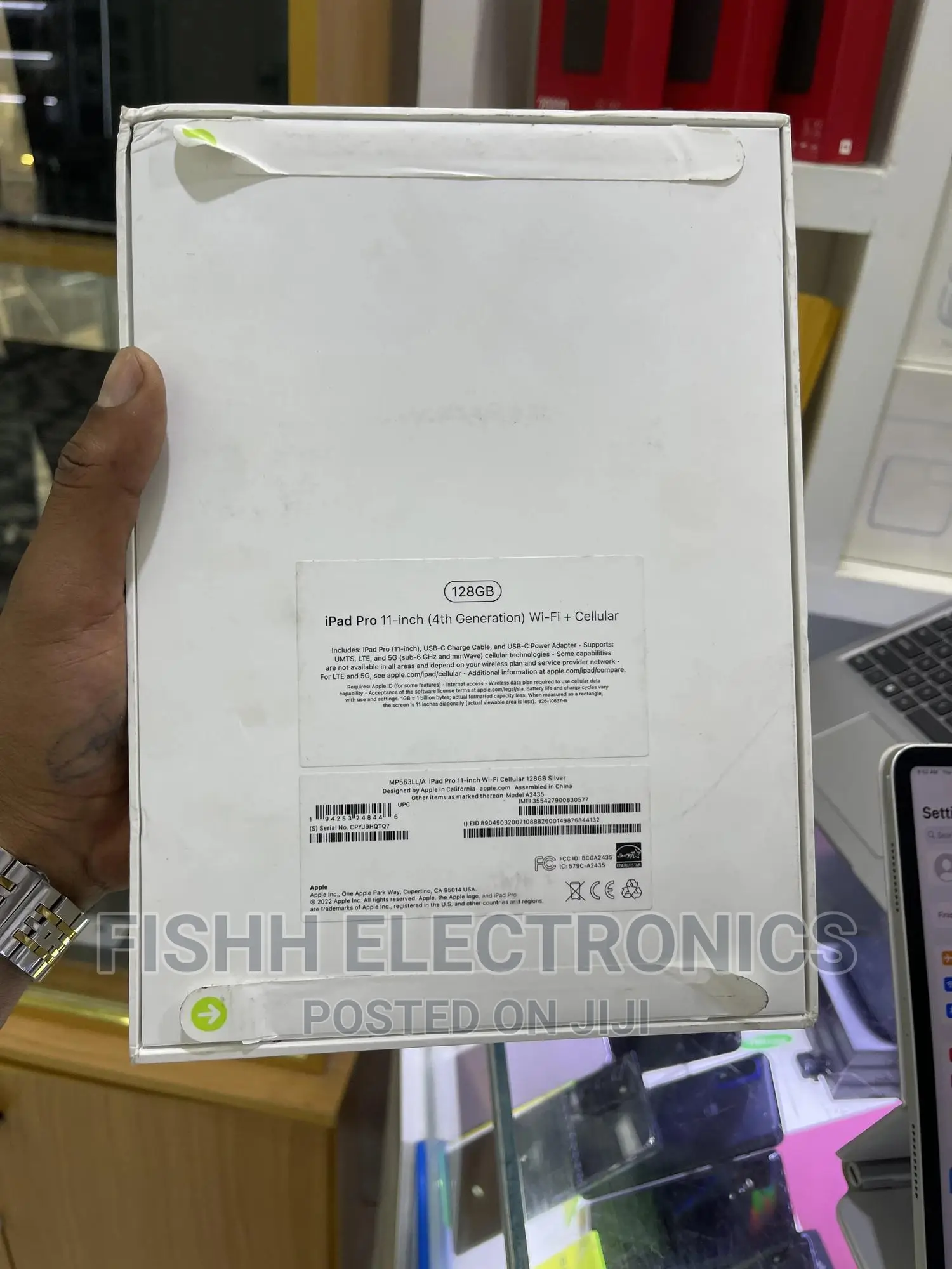 New Apple iPad Pro 11 (2022) 128 GB Black