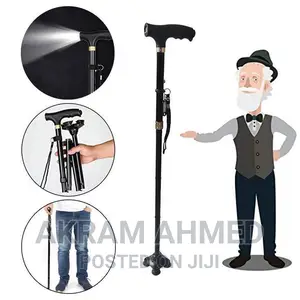 Adjustable Walking Stick With Led Light
