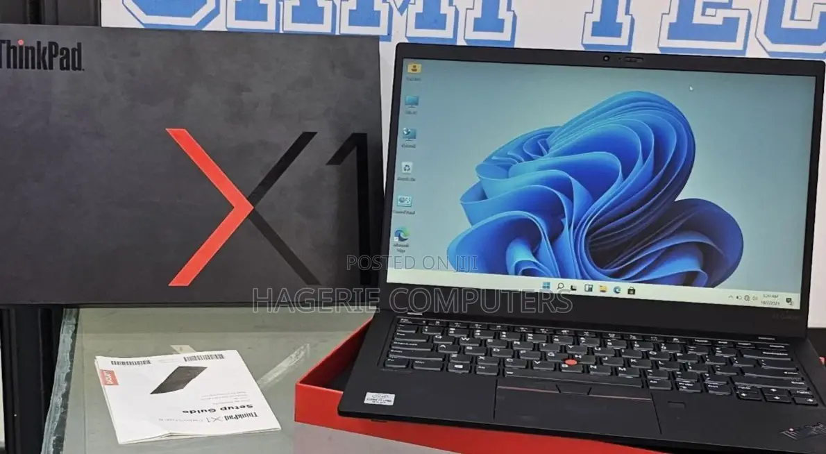 New Laptop Lenovo ThinkPad X1 Carbon 16GB Intel Core I5 SSD 512GB