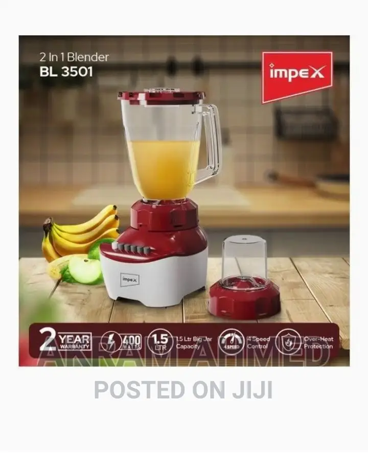 Impex 2-in-1 Blender and Grinder