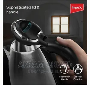 Impex Stainless Steel Electric Kettle