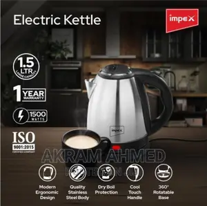 Impex Stainless Steel Electric Kettle