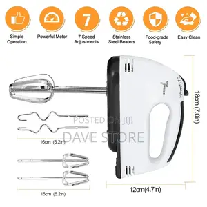 Scarlett Hand Mixer የእንቁላል እና ሊጥ መምቻ