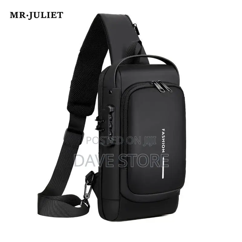 Multifunction Crossbody Bagየራሱ USB መሰኪያ ያለው