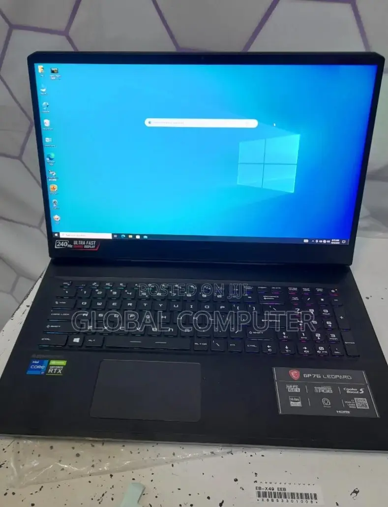 New Laptop MSI GP75 Leopard 16GB Intel Core I7 SSD 1T