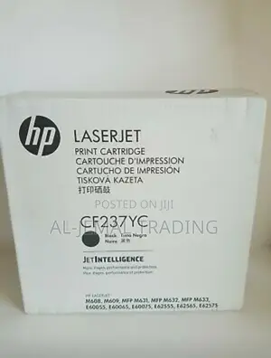 HP 37A Black Original Laserjet Toner Cartridge, CF237A