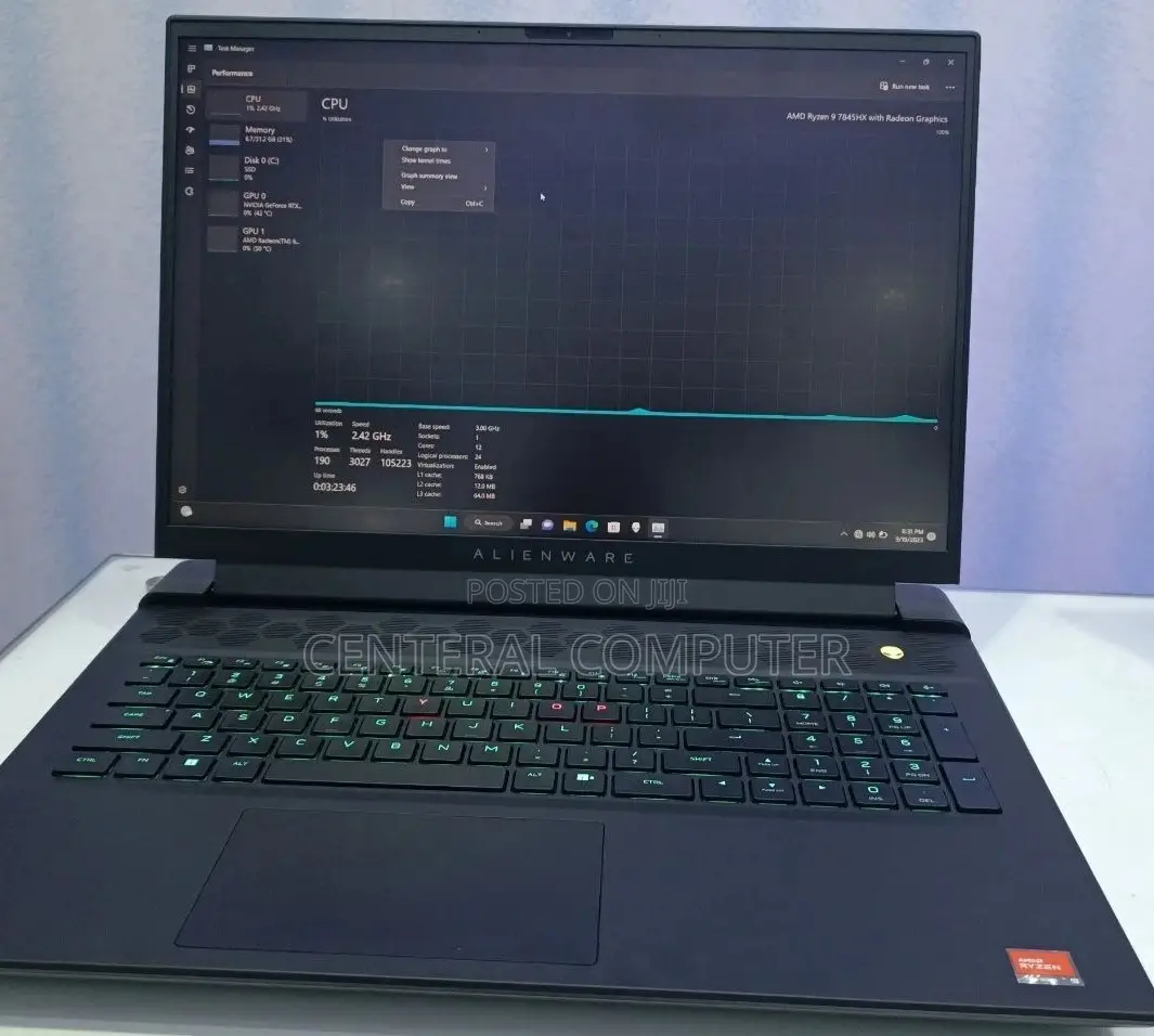 New Laptop Alienware M17x R2 32GB AMD Ryzen 9 SSD 1T