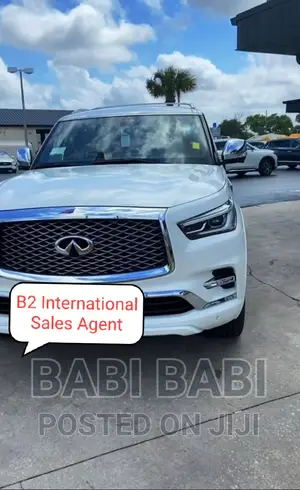 New Infiniti QX80 2021 White