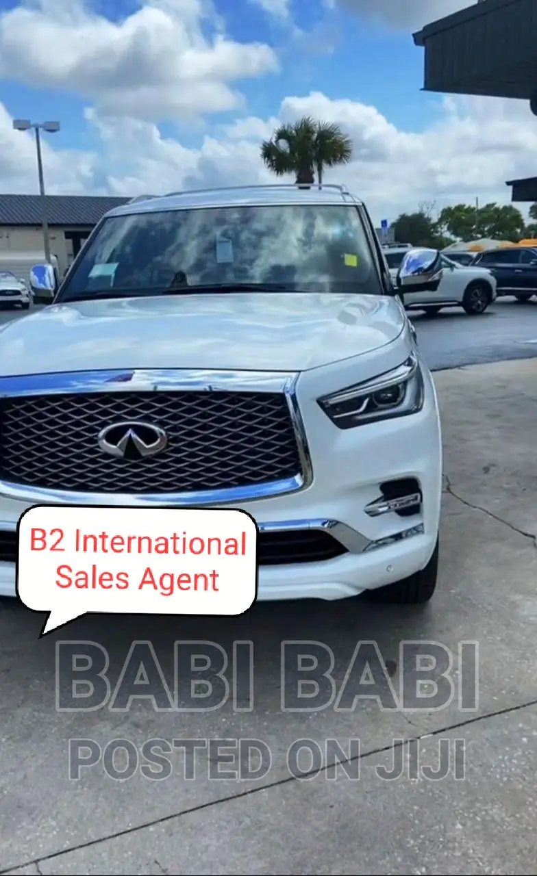 New Infiniti QX80 2021 White