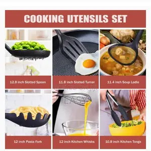 Silicone Cookware Set 18PCS Kitchen Knife Set