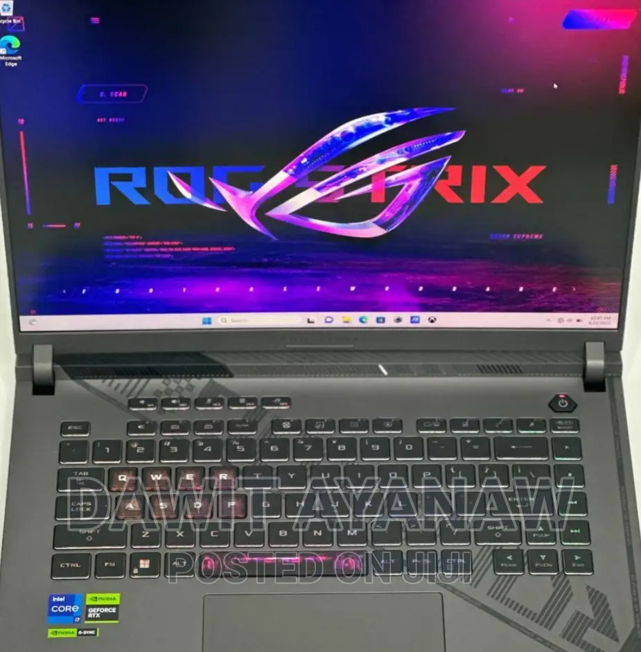 New Laptop Asus ROG Strix G16 G614 16GB Intel Core I7 SSD 1T