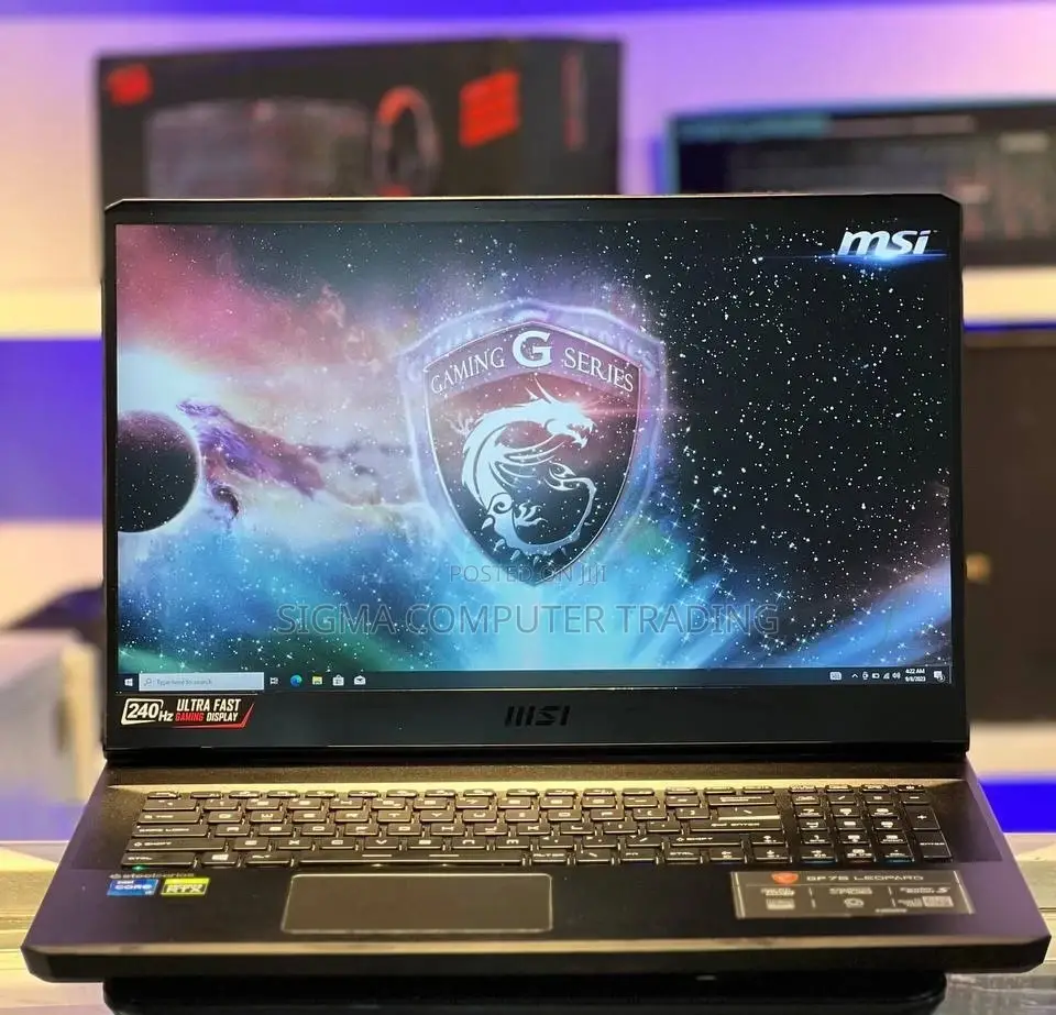 New Laptop MSI GP75 Leopard 16GB Intel Core I7 SSD 1T