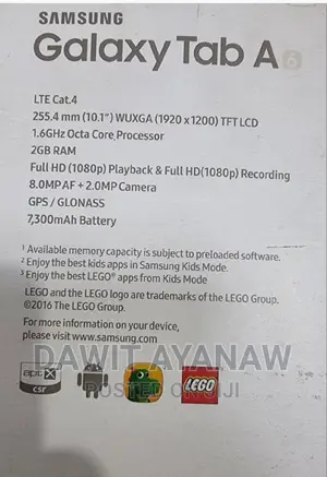 New Samsung Galaxy Tab Active 16 GB Silver