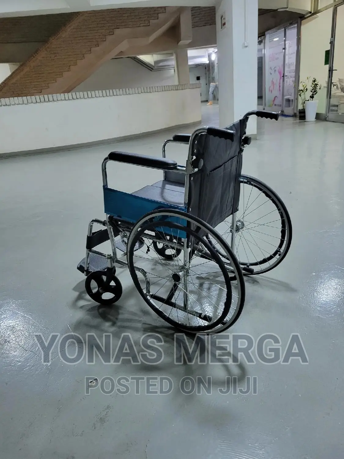 at Commode It’S Fully Made of Stainless Steel/Wheelchair
