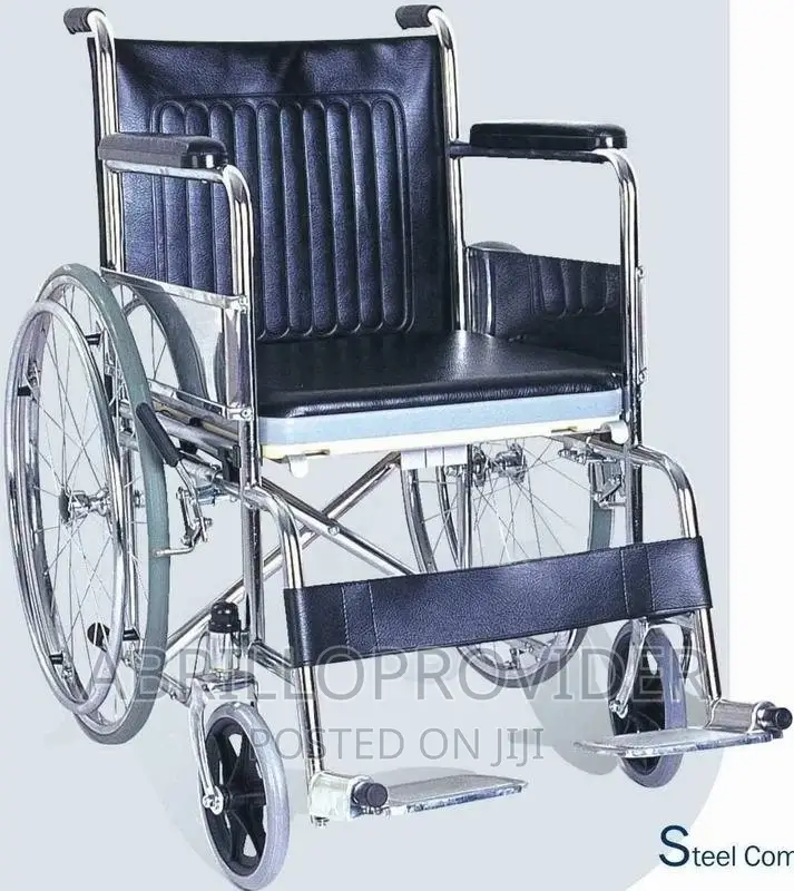Commode Wheelchair/Foldable Toilet Wheelchair/Provider Chair