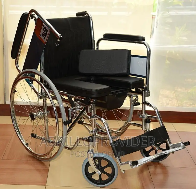 Toilet Folding Commode Wheelchair, Type of Wheelchairs: