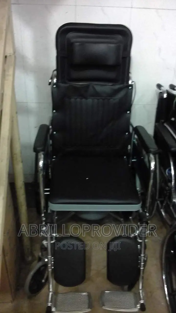 Commode Reclining Wheelchair/Toilet Wheelchair