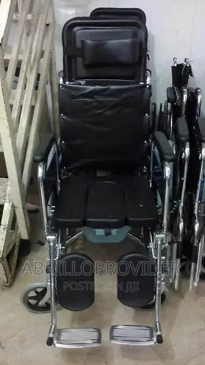 Commode Reclining Wheelchair/Toilet Wheelchair